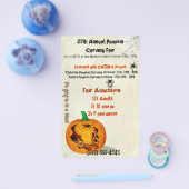 Sirens Haunted Halloween Pumpkin Carving EVENT Flyer (Enkel)