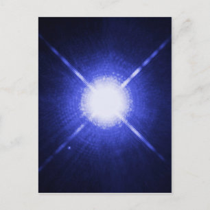 Sirius A en B felle nachtsterren Briefkaart