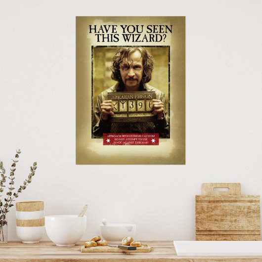 Sirius Black Gezocht Poster (Keuken)