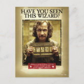 Sirius Black Gezocht Poster Briefkaart (Voorkant)