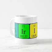 Sirius nom de table périodique mug 2 (Devant gauche)