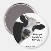 SIROD Qu'est-ce que vous regardez ? aimant amusant (Recto/Verso)