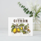  Sirop de Citron Ad Briefkaart (Staand voorkant)