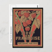  Sirop de Framboise Ad Briefkaart (Voorkant / Achterkant)