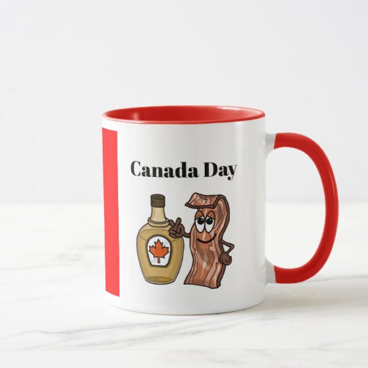 Sirop d'érable de la fête du Canada et Mug de baco (Droite)