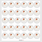 Sirop d'érable Étiquette de poche Mason 2 pouces s (Feuille)