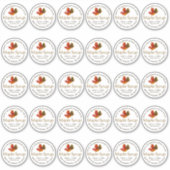 Sirop d'érable Étiquette de poche Mason 2 pouces s (Devant)