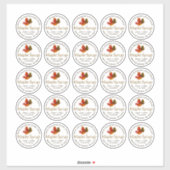 Sirop d'érable Étiquette de poche Mason 2 pouces s (Feuille)