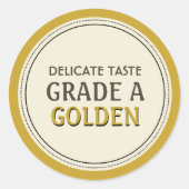 Sirop d'érable Grade A Étiquette d'or (Devant)