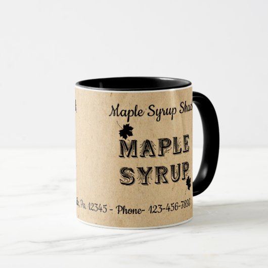 Sirop d'érable Maple Business Mug (Devant droit)
