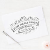 Sirop d'érable pur Étiquette à rouleaux (Enveloppe)