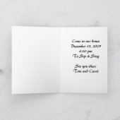 Siroter à travers la carte de vœux de vacances nei (Intérieur)