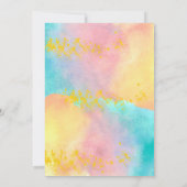 Siroter et peindre un invitation de fête d'anniver (Dos)