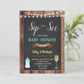 Siroter et voir garçon douche invitation (Debout devant)