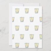 Siroter un cocktail amusant invitation d'anniversa (Dos)