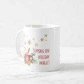 Siroter une Mug magique de Noël en vacances (Devant gauche)