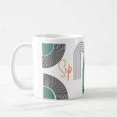 Siroter une tasse de café en style | Mini-typograp (Gauche)