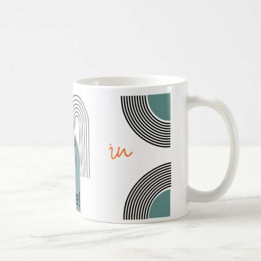 Siroter une tasse de café en style | Mini-typograp (Droite)