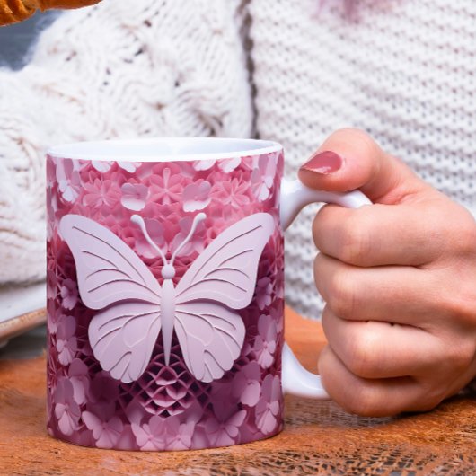 Sirotez en style avec la Mug de café à papillon 3D