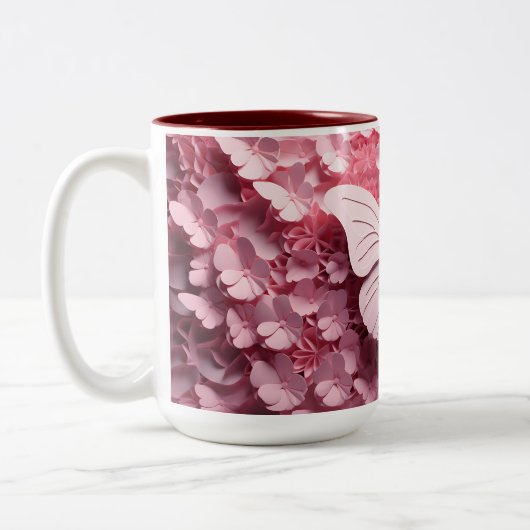 Sirotez en style avec la Mug de café à papillon 3D (Gauche)