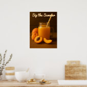 Sirotez l'été - Poster de jus d'abricot frais (Cuisine)