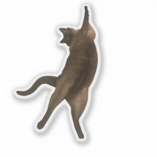 SirPercyPaws - Drôle Pose Sticker (Devant)