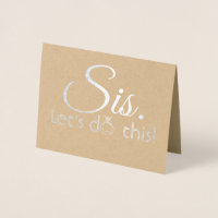 SIS Laten we dit doen - Grappig bruidsmeisje voors