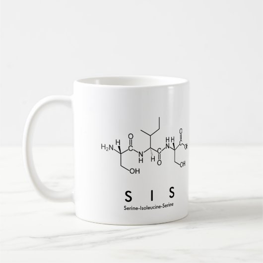 Sis peptide nom mug (Gauche)