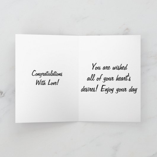 **SIS**=U WORDT GEWENST AL UW HARTVERLANGENS KAART (Binnen)