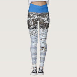 Sisimiut Groenland Outback Landschap Blauwe lucht Leggings