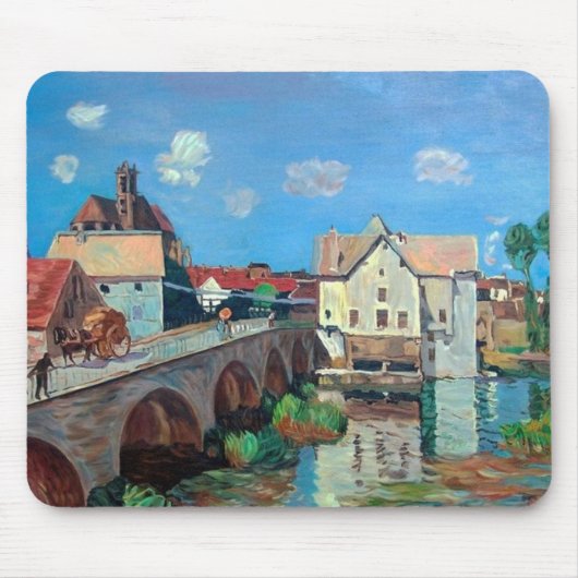 Sisley—De brug bij Moret Muismat (Voorkant)
