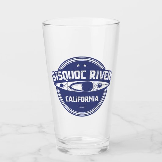 Sisquoc River California Kayaking Glas (Voorkant)