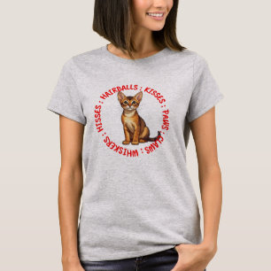 Sissen en kussen, Abessijnse kat T-shirt