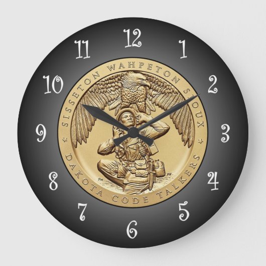 Sisseton Wahpeton Oyate Sioux Code Talkers ~ Grote Klok (Voorkant)