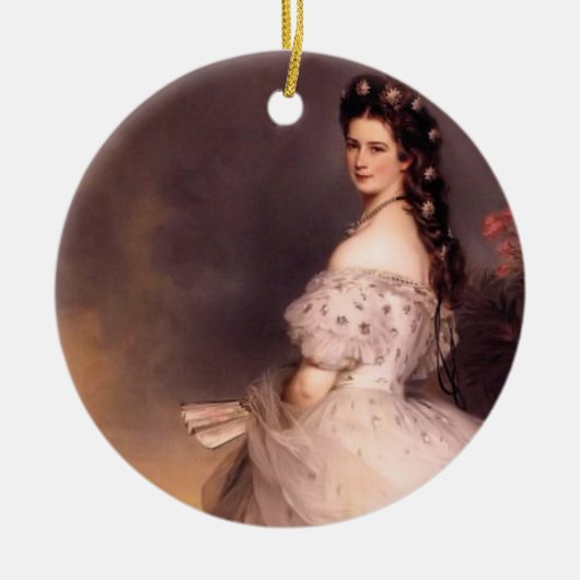 Sissi-keramische versiering keramisch ornament (Voorkant)