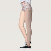 Sissy Floral Lingerie Chastity Hoesje Leggings (Links)