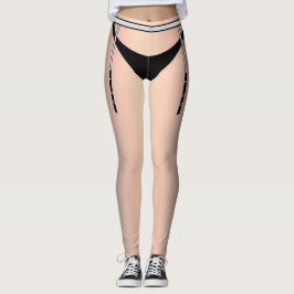 Sissy Garter Lingerie Chastity Hoesje Leggings