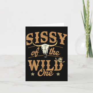 Sissy van de wilde cowboy western rodeo feest M Kaart