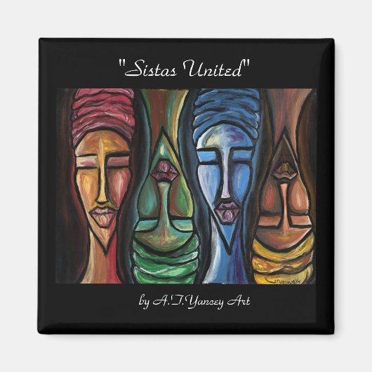 Sistas United Magnet Magneet (Voorkant)