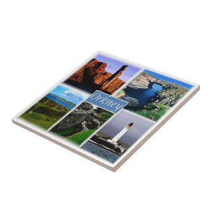 SISTENG055 DE ORKNEY-EILANDEN ORKNEYS, Schotland Tegeltje