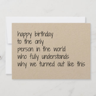 sister birthday card, funny birthday card sisters feestdagenkaart