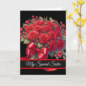 Sister Birthday Card Kaart (Gele Bloem)