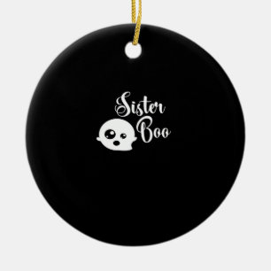 Sister Boo Halloween Keramisch Ornament