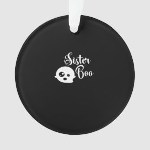 Sister Boo Halloween Klassieke Look Ornament