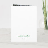 Sister Christmas-Candy Cane Feestdagen Kaart (Achterkant)