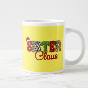 Sister Claus - Kerst Design Extra Grote Beker