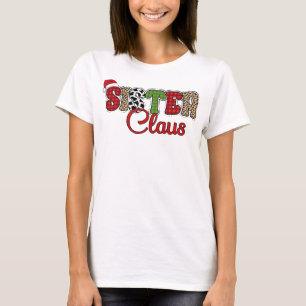 Sister Claus - Kerst Design T-shirt