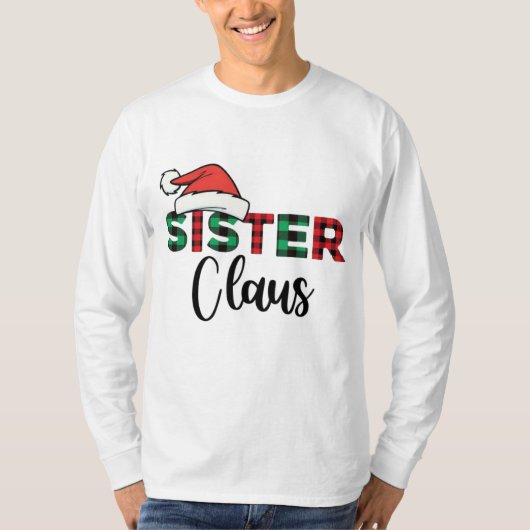 Sister Clause T-shirt à manches longues pour homme (Devant)