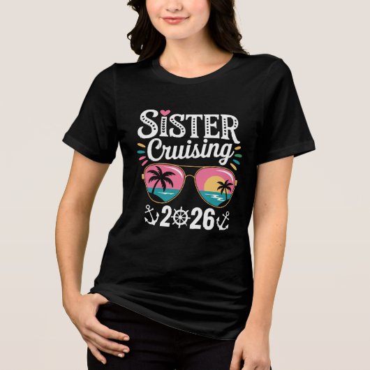 Sister Curising 2026 Tri-Blend Shirt (Voorkant)
