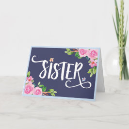 SISTER: De mooiste Bedankt van Word voor uw Kaart
